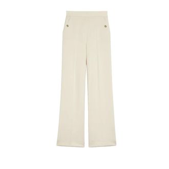 Pennyblack Wide Trousers, female, White, Size: S Medium Wide Trousers