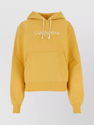 Saint Laurent hooded oversize cotton sweatshirt