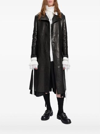 Ann Demeulemeester Lionel Leather Coat