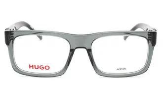 HUGO BOSS HG1257 Rectangular Acetate Eyeglasses - Green