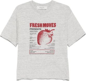 Golden Goose Star Print Crew Neck Cotton T-shirt