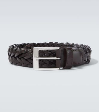 Lardini Braided leather belt