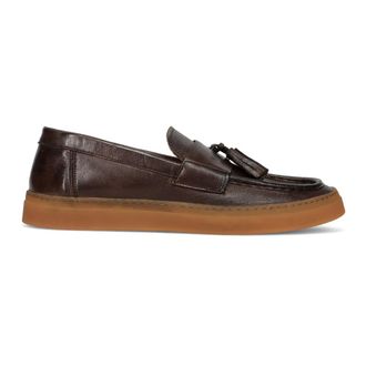 Sangiorgio Loafers, male, Brown, Size: 10 US Tassel Loafer