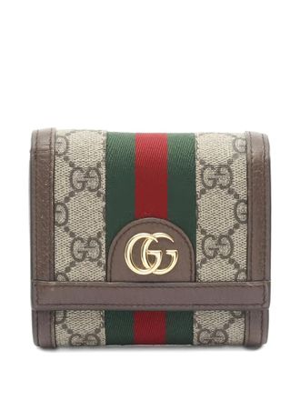 Gucci Portafoglio bi-fold Ophidia GG anni 2000 - Toni neutri