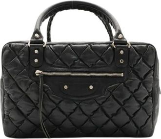 Balenciaga Pre-owned Vintage Boston Bag - - Pre-owned - Donna - Nero - ONE SIZE