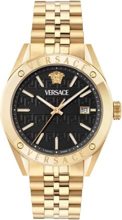 Versace Analoog Horloge - Heren - Horloges - Geel - ONE Size - Accessoires
