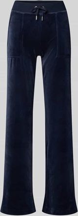Juicy Couture Low Rise Sweatpants mit elastischem Bund Modell LAYLA in Dunkelblau, Größe XL
