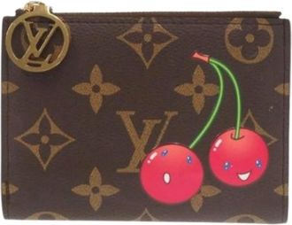 Louis Vuitton Pre-owned Wallets, female, Brown, Size: ONE SIZE Pre-owned Canvas Wallet