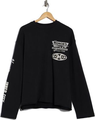 Honor The Gift LA Nights Embroidered Logo Graphic T-Shirt in Black at Nordstrom Rack, Size Xx-Large
