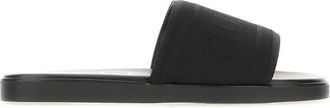 Gucci Jacquard Logo Slide - Heren - Sandalen - Zwart - 41 EU - Schoenen
