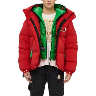 AlphaStyle Kudu Puffer [Alpha Never Broke Darkshine Edition] in Red at Nordstrom, Size Xx-Large