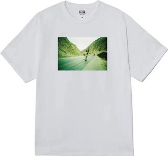 Obey Crew Neck T-shirt - Heren - T-shirts - Wit - XL - Katoen - Tops