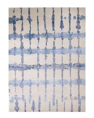 F.J. Kashanian Ocean Wool-Blend Rug