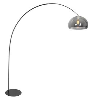 Steinhauer L&aacute;mpara De Pie - Negro - Curve - Pl&aacute;stico Metal - L&aacute;mpara De Arco