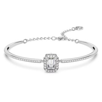 Swarovski Octagonaal geslepen kristallen armband - Dames - Armbanden - Wit - ONE Size - Accessoires
