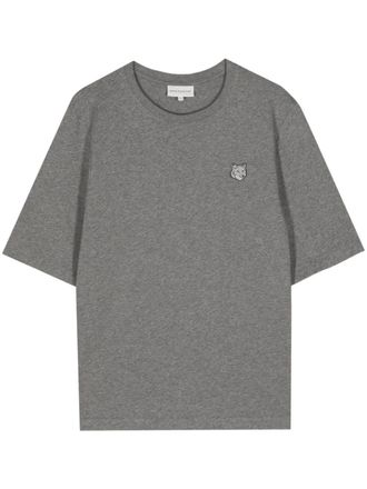 Maison Kitsun&eacute; Katoenen T-shirt - Grijs