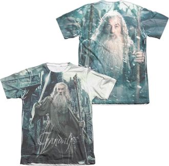 Gildan Hobbit Wizard (Front/Back) Adult Poly/Cotton Short Sleeve Tee / T-Shirt