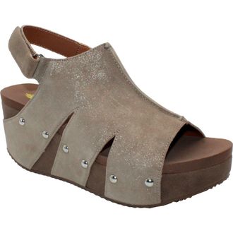 Volatile Montpelier Platform Wedge Sandal in Bronze at Nordstrom Rack, Size 11