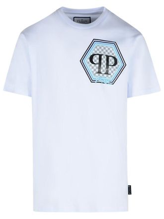 Philipp Plein White Cotton T-Shirt