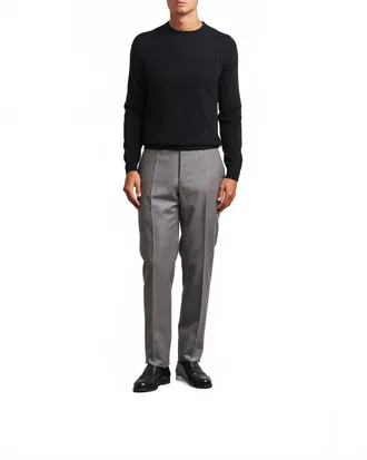 Stenstr&ouml;ms Cashmere Long Sleeve Crew Sweater In Black