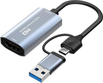 OEM Compatible Con Resoluci&oacute;n 4k, Interfaz Tipo-c Y Tarjetas De Captura De V&iacute;deo Usb 1080p, Ideal Para Juegos De Pc, Captura De V&iacute;deo Usb, Grabaci&oacute;n De Au