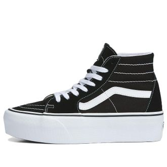 Vans Sk8-Hi Tapered Stackform Shoes Black White VN0A5JMKBMX