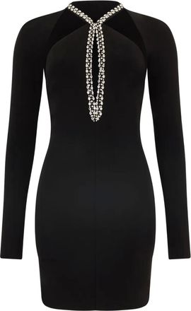 Roberto Cavalli Abito corto con cut-out - Nero