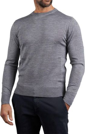 Sonrisa Grey Maglieria Classica Crew Neck Sweater