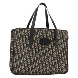 Dior Pre-owned Tote Bags, female, Multicolor, Size: ONE SIZE Pre-owned Trotter Canvas Tote
