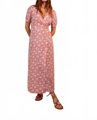 Rixo Katrina Maxi Dress In Carnation Rose