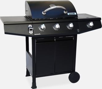 Sweeek Barbacoa De Gas De 3 Quemadores Con 1 Quemador Lateral