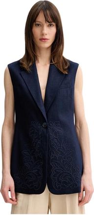 Twinset Mujer, Chaquetas, Azul, Talla: M