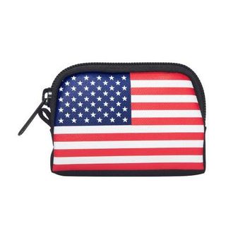 Manhattan Portage Stars and Stripes Coin Purse in Black at Nordstrom