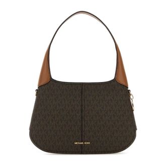 Michael Kors Shoulder Bags, female, Brown, Size: ONE SIZE Alice Small Signature Logo Shoulder Bag