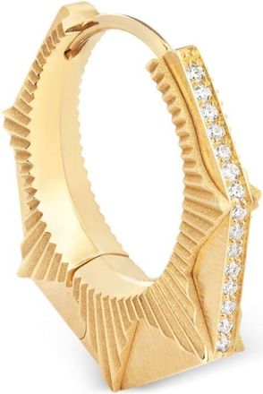 Marie Lichtenberg 18kt yellow gold NYC diamond earring - women - 18kt Yellow Gold/Diamond - One Size