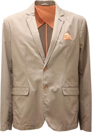 Gaudì Heren, Jassen, Beige, Maat: XS Katoen