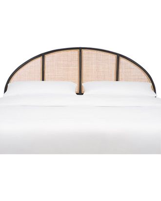 Safavieh Kurumi Rounded Rattan Headboard