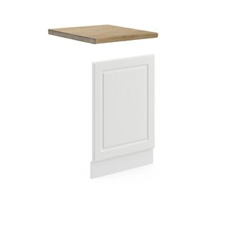 Vicco Panel Frontal R-line, Blanco Casa De Campo, 45 Cm, Et Roble