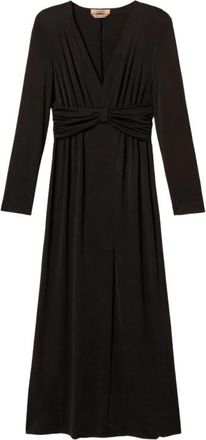 Twinset Twin-set Jurken - Dames - Maxi kleedjes - Zwart - L - Kleedjes