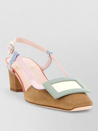 Roger Vivier belle vivier slingback sandals block heel