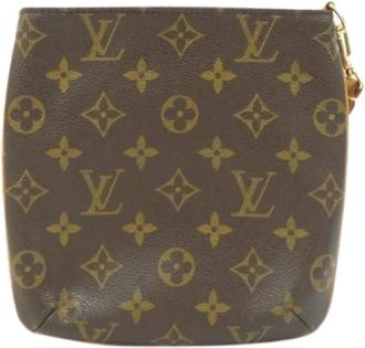 Louis Vuitton Pre-owned Clutches, female, Brown, Size: ONE SIZE Pre-owned Vintage Canvas Clutch