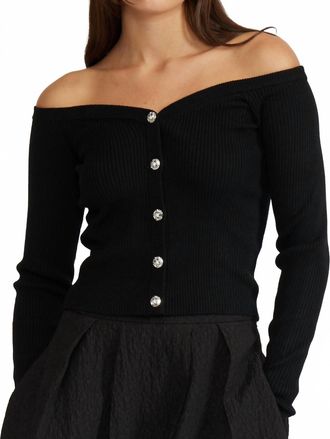 Slip Scout Knit Top In Black