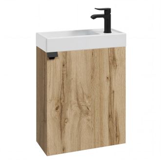 Badplaats Mueble De Ba&ntilde;o Keno 50 X 23 Cm - Roble - Mueble Con Lavabo