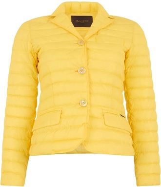 Moorer Aspen Quilted Jacket - Dames - Winterjassen - Geel - XS - Polyester - Jassen