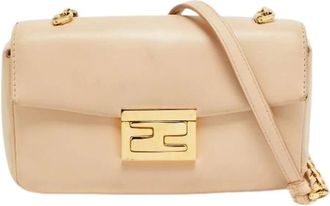 Fendi Pre-owned Cross Body Bags, female, Beige, Size: ONE SIZE Pre-owned Be Baguette