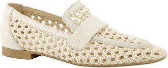 Paul Green Delta Woven Loafer in Nature Shell Diva Soft Suede at Nordstrom, Size 10.5Us