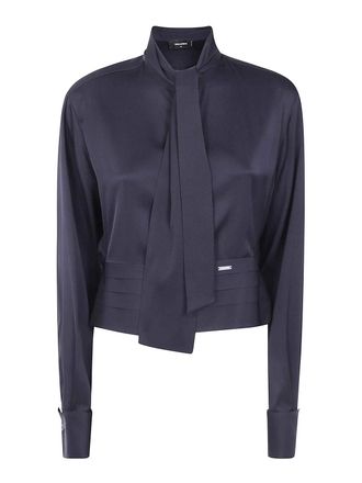 Dsquared2 Cropped Tuxedo Shirt
