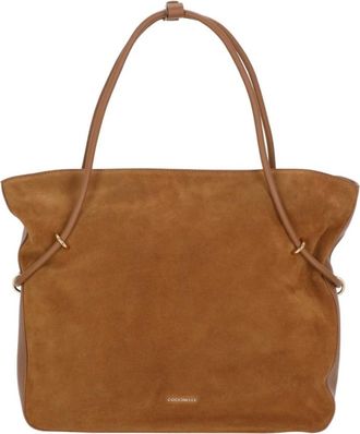 Coccinelle Lizzie Schoudertas - Dames - Tassen - Bruin - Maat: ONE Size Zijde