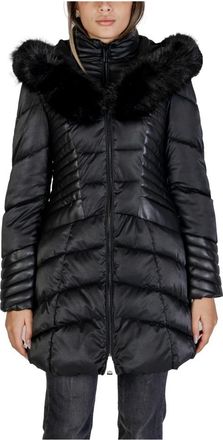Guess Down Coats, female, Black, Size: L New Oxana Jacket