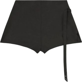 Diesel Korte Broeken, Dames, Zwart, XS, Short Shorts